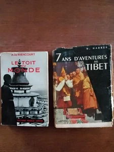 Tibet : De Riencourt, Le toit du monde - Harrer, Sept ans d'aventures au Tibet - Foto 1 di 21