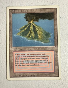 MTG Magic The Gathering Volcanic Island Dual Land Card Revised WotC -MP - Picture 1 of 12