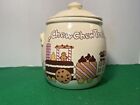 Treasure Craft Chew Chew Train Ceramic Cookie Jar Vintage Nice Shape