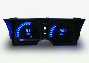 1978-1982 C3 Corvette Digital Dash Panel Blue LED Gauges Made In The USA - Picture 1 of 12