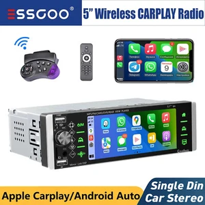 9" Car Stereo Radio Carplay Android 14 Double 2 Din IPS Touch Screen WiFi 2G+32G - Picture 1 of 11