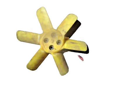 MG Midget Sprite 6 aspas hoja de ventilador amarilla 1966-1974 #12G1597 Foto 1 de 2