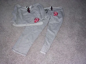 SELTEN NEU MIT ETIKETT ROLLING STONES SWEATHOSE & SWEATSHIRT SET VON JONNY BY JONNY ROCK - Bild 1 von 4