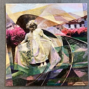 SHOW OFF, girl, dress, railroad, collage, color, nostalgia, Giclée print - Picture 1 of 10