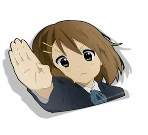 Yui Hirasawa | K-ON | Peeker - Peek - Peek - Pegatinas de vinilo de anime - Imagen 1 de 1