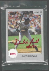 1988 Star Company Dave Winfield Factory Sealed Signed # 186/500 Set Autograph - Picture 1 of 2