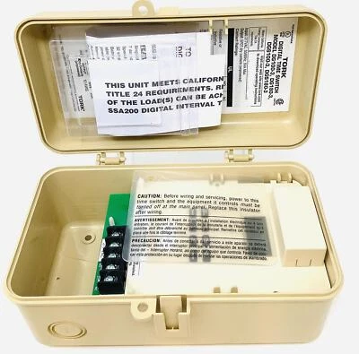 Tork DG100-3 7 Day Scheduling Digital One Channel Time Switch 277V 50/60Hz - Image 1 of 4