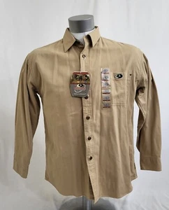 Mossy Oak Elements Khaki Button Up Jacket Men’s Size Large NWT - Picture 1 of 8