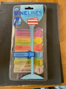 NEW Fred WineLines ID Tags for your stemware Unopened Plastic Container - Picture 1 of 7