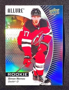 2023-24 Upper Deck Allure Simon Nemec Black Rainbow #123 NJ Devils - Picture 1 of 3