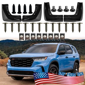 4X For Honda Pilot Splash Guard Fender Mud Flap Mud Guard Mudguards 2023-2025. - Picture 1 of 10