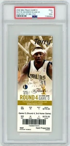 2006 NBA FINALS FULL TICKET GAME 6 DALLAS MAVERICKS MIAMI HEAT CLINCH PSA 3 RARE - Picture 1 of 2