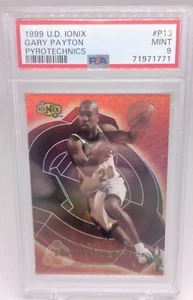 1999 UD Ionix GARY PAYTON Pyrotechnics Supersonics #P13 PSA 9 - Picture 1 of 2