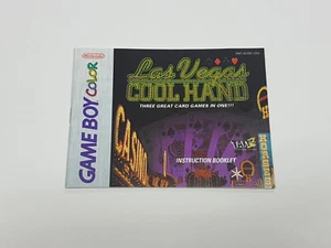 Las Vegas Cool Hand Nintendo Game Boy Color Manual Only * - Picture 1 of 24