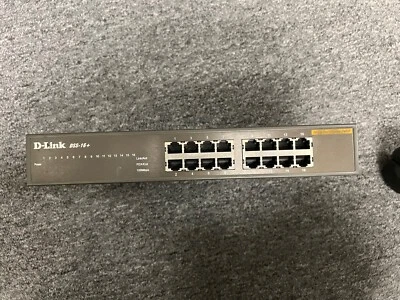 D-Link 16-Port Fast Ethernet Plug and Play Switch  Desktop/Rackmount - (DSS-16+) - Image 1 of 3