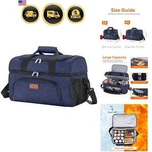 Versátil Bolsa Refrigeradora Portátil - Bolsa de Almuerzo Ligera Aislada para Diversión al Aire Libre - Imagen 1 de 9