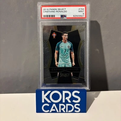 Portugal Cristiano Ronaldo Graded PSA 9 - 2016/17 Panini Select Real Madrid #154 - Bild 1 von 2