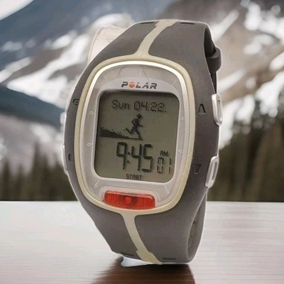 RELOJ POLAR RS200 FITNESS MONITOR CARDÍACO CUARZO TONO NEGRO BATERÍA NUEVA  Foto 1 de 4