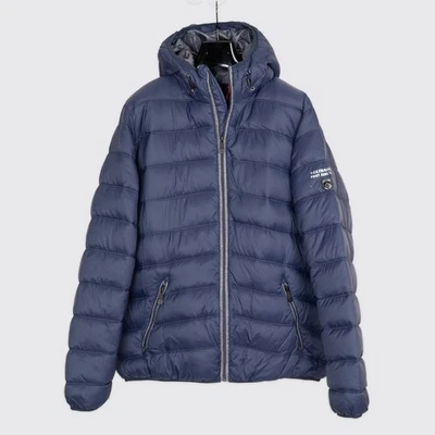 Point Zero Ultralight Puffer Jacket Size XL Navy Performance Parka - Image 1 of 4