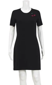 Marc By Marc Jacobs Embroidered Sequin Cherry Knit Dress In Black Multi - Picture 1 of 7