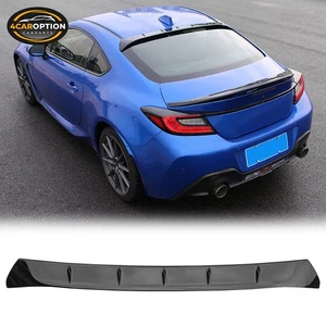 Rear Roof Spoiler Wing Fits 22-25 BRZ & Toyota GR86 V Style ABS Gloss Black - Picture 1 of 5