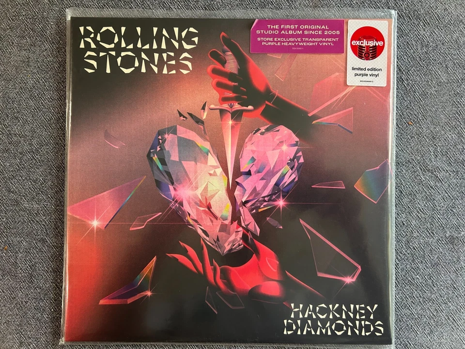 THE ROLLING STONES -Hackney Diamonds  -Exclusive 180 gram Purple Vinyl - as new - image 1 of 4