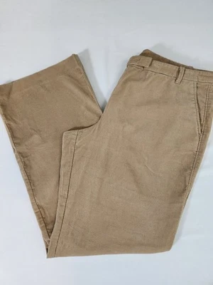 Pantalones de pana camel loft para mujer talla 12 pierna ancha Marisa Ann Taylor Foto 1 de 4