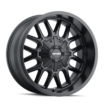 Llanta Mayhem Cogent 18" negra mate 18x9 8x6,5 0 mm para Chevy GMC Ram Ford Foto 1 de 4