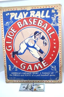 1945 G.I. Joe Play Ball Vintage WWII Baseball Brettspiel. Ed Lundgren - Bild 1 von 4