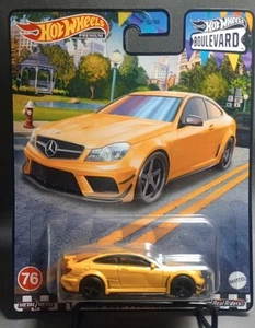 Hot Wheels - '12 Mercedes-Benz C63 AMG Coupe Black Series - #76 - 2023 Boulevard - Picture 1 of 2