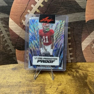 2024 Leaf Metal Malik Benson 1/1 Pre-Production Proof - Picture 1 of 3