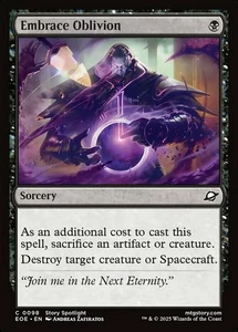x4 Embrace Oblivion - Foil C MTG Edge of Eternities M/NM, English - Picture 1 of 1