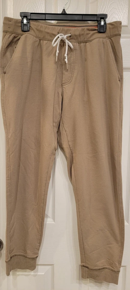 Pantalones de salón grandes vintage resistentes a la intemperie para hombre marrón.    Foto 1 de 4
