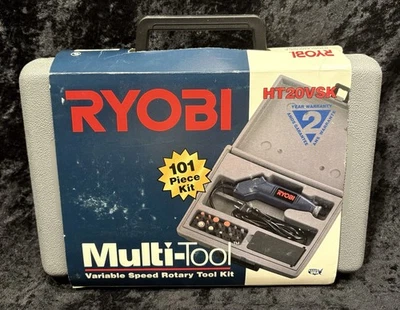 Ryobi Multi Tool Kit Corded Electric Rotary Variable Speed HT20VSK 101 Piece Kit - Image 1 of 4