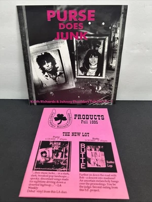 PURSE DOES JUNK KEITH RICHARDS & JOHNNY THUNDERS TRIBUTE VOL. 1 1995 7” 45 - Image 1 of 4