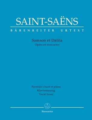 Saint-Saens, Samson and Dalila, Opera Vocal Score - Image 1 of 3
