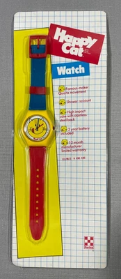 Vintage Happy Cat Watch – Purina Advertising Promo – Quartz – NIB - Image 1 of 3