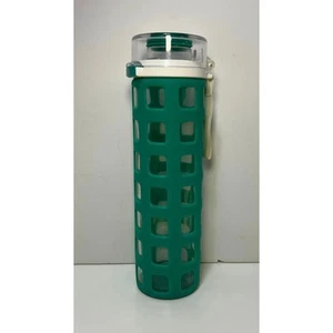 Ello Syndicate BPA-Free Glass Water Bottle with Flip Lid 20-Ounce Mint - Picture 1 of 6