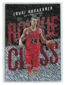 Lauri Markkanen 2017-18 Panini Prestige Rookie Class Rain #7-BULLS - Imagen 1 de 2