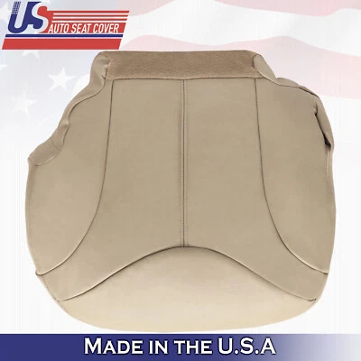 2000 para GMC Yukon XL SLT SLE 1999 cubierta de asiento de cuero inferior del conductor delantero tostado Foto 1 de 4