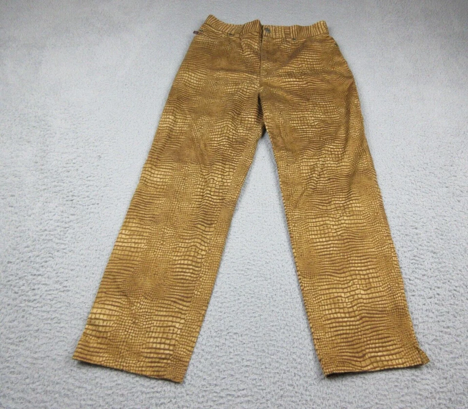 Pantalones chinos informales Lauren Ralph Lauren para mujer 8 pequeñas escalas marrones 26X25 Foto 1 de 4