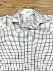 PETER MILLAR Herren Hemd Medium pflegeleicht Nanoluxe Langarm kariert Freizeit gebraucht, in einwandfreiem Zustand - Bild 1 von 7