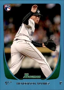 Henderson Alvarez 2011 Bowman Blue Rookie #82 /499 Toronto Blue Jays Parallel RC - Picture 1 of 2