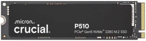Crucial P510 M.2 2280 1TB 2TB PCIe 5.0 NVMe 2.0 3D NAND 11,000MBs Internal SSD - Afbeelding 1 van 8