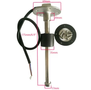 Fuel Gas Level Sender 240-33 ohms 175MM/7" Water Level Sensor SAE 5 Hole Pattern - Picture 1 of 7