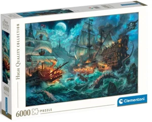 NEW Clementoni Jigsaw Puzzle 6000 Pieces 36530 Pirates Battle - Imagen 1 de 2