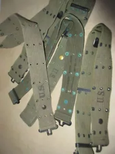 Original US Army Uniform Koppel Lochkoppel Depot Korea Vietnam Webbing Belt - Bild 1 von 6