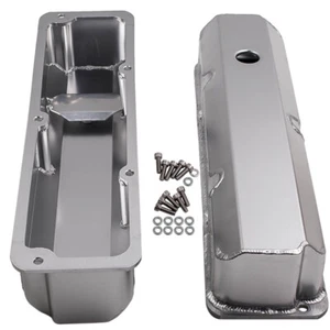 Pair Aluminum Valve Covers  For Ford FE BBF 332 352 360 406 413 427 4281958-1976 - Picture 1 of 13