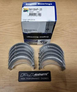ACL DURAGLIDE FORD PINTO MAINS BEARING SET +0.25MM OVERSIZE GOOD QUALITY - Picture 1 of 2
