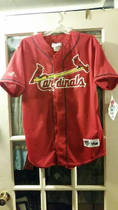 VTG St. Louis Cardinals Majestic Authentic Diamond Collection Jersey Medium NWT - Picture 1 of 10
